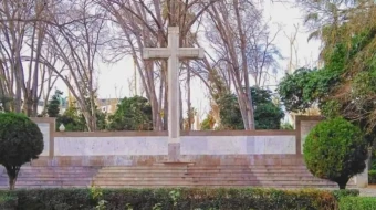 Cruz del Parque de Ribalta (Castellón, España).