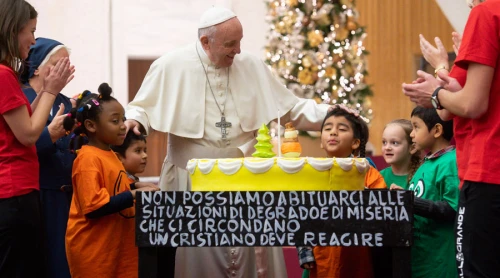 Así fue la fiesta anticipada de cumpleaños del Papa Francisco [FOTOS]