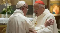 El Papa Francisco y el Cardenal Sodano. Foto: L'Osservatore Romano