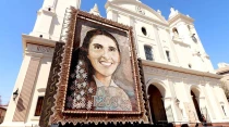 Retablo de Beata Chiquitunga en Catedral de Asunciu00f3n / Foto: Comunicaciones Arzobispado de Asunciu00f3n 