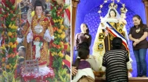 Imagenes de San Lorezno y Virgen del Carmen de La Tirana / Cru00e9ditos: ConectaCEC - Tesoros del Pueblo