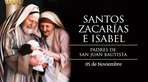 Hoy es fiesta de San Zacarías y Santa Isabel, padres de Juan Bautista