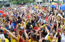 La alegre manifestación pro-vida en Guayaquil (foto Pamela Ycaza)