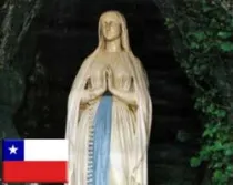 Imagen de la Virgen de Lourdes.
