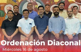 Los 10 seminaristas que serán ordenados diáconos en Managua. Crédito: Arquidiócesis de Managua 