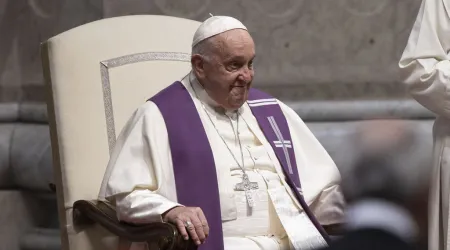 El Papa Francisco en la liturgia penitencial de hoy en el Vaticano. 01102024