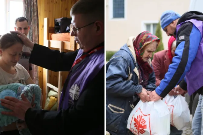 Cáritas lleva consuelo y esperanza a las familias de Ucrania en medio de la guerra