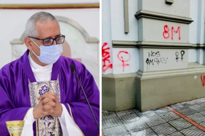 Arzobispo perdona a feministas que atacaron catedral en Día de la Mujer