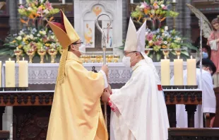 Toma de posesión del nuevo Arzobispo de Seúl. Crédito: Sitio web de la Arquidiócesis de Seúl. 
