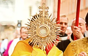 Procesión del Corpus Christi en Londres. Crédito: Catholic Church England - Mazur/catholicnews.org.uk - Flickr (CC BY-NC-ND 2.0). 