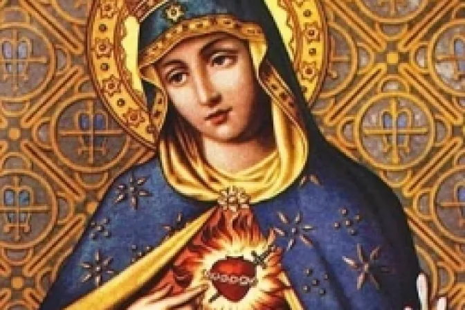 El corazón de María simboliza el amor de Cristo por su Iglesia