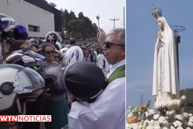 180 mil motociclistas peregrinan al Santuario de Fátima para la bendición de cascos 27092024