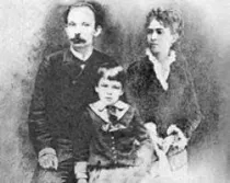 José Martí y su familia.