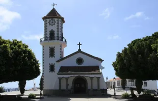 Iglesia de San Pío X, Calle Todoque, Los LLanos de Aridante, isla La Palma, Canarias, España. Crédito: Wikimedia Commons (CC BY-SA 3.0). 