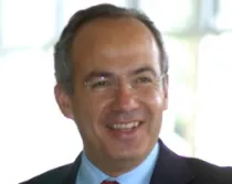 Felipe Calderón, presidente de México.