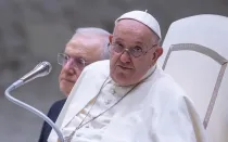 El Papa Francisco, durante la audiencia general del 7 de agosto de 2024.