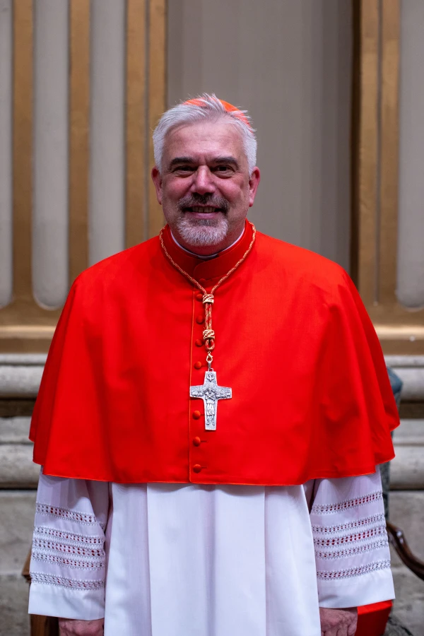 Cardenal Fabio Baggio, CS. Crédito: Daniel Ibáñez / EWTN News