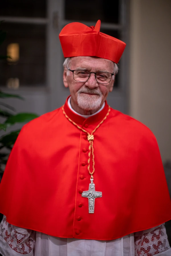 Cardenal Vicente Bokalic. Crédito: Daniel Ibáñez / EWTN News