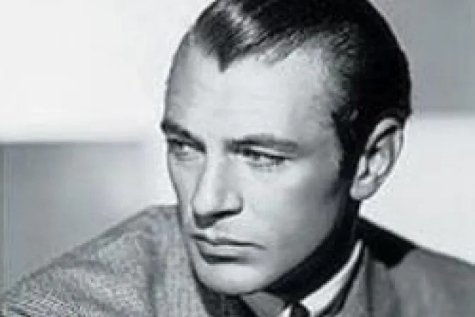 Gary cooper, el "héroe americano", abrazó la fe mucho antes de sufrir cáncer