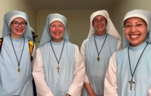 4 monjas comparten su intensa experiencia de fe en la Peregrinación Eucarística Nacional en EEUU. Crédito: EWTN News In Depth