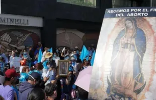Manifestación provida en Ciudad de México. Crédito: Facebook / 40 Días por la Vida. 