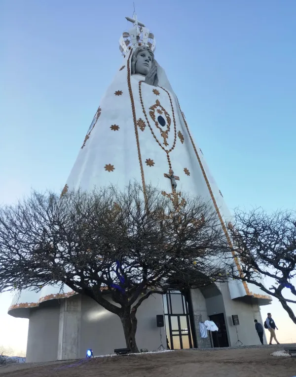 Imagen de la Virgen del Valle más grande del país. Crédito: Prensa Obispado de Catamarca