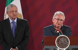 Imagen referencial / Andrés Manuel López Obrador (izquierda) y su secretaria de Gobernación, Olga Sánchez Cordero (derecha). Crédito: Sitio Oficial de Andrés Manuel López Obrador. 