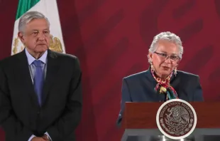 Imagen referencial / Andrés Manuel López Obrador (izquierda) y Olga Sánchez Cordero (derecha). Foto: Sitio Oficial de Andrés Manuel López Obrador. 