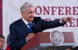 Andrés Manuel López Obrador en conferencia de prensa el 5 de octubre. Crédito: Sitio Oficial de Andrés Manuel López Obrador. 