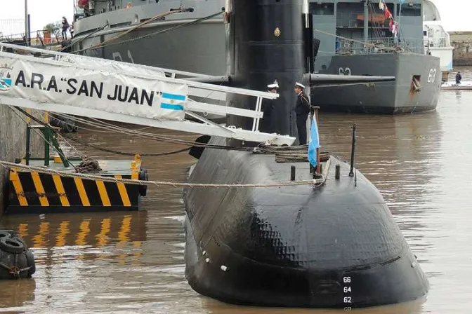 “Desde la fe espera el cielo” a los 44 desaparecidos en submarino argentino, dice Obispo