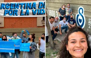 Manifestaciones por el Du00eda Internacional de Acciu00f3n por las 2 Vidas. Cru00e9dito: Unidad Provida y Coaliciu00f3n de Mujeres Argentinas 