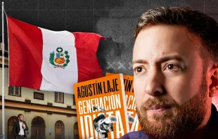 Afiche del evento de Agustín Laje en Perú 