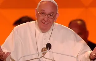 El Papa Francisco durante el Festival de las Familias en Filadelfia (Estados Unidos) / Foto: Captura de video 