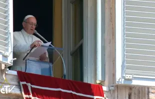 El Papa Francisco habla a los fieles congregados en San Pedro. Foto: Captura Youtube 