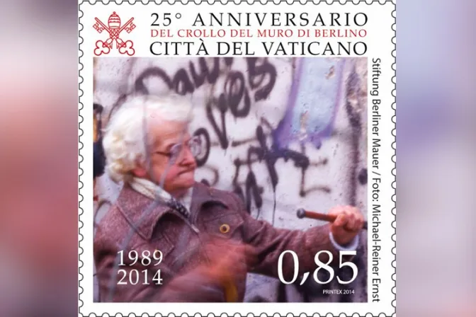 Caída del Muro de Berlín: Vaticano celebra 25 aniversario con sello postal