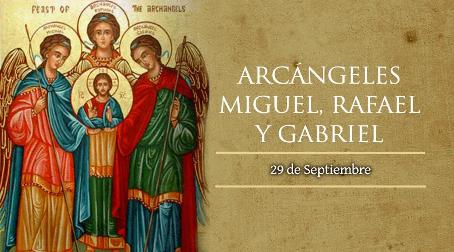 Resultado de imagen de los santos arcangeles miguel gabriel y rafael