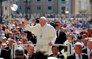 El Papa en la Audiencia Jubilar. Foto: Alexey Gotovsky / ACI Prensa 