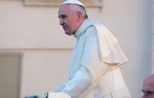 El Papa en la Audiencia Jubilar. Foto: Lucía Ballester / ACI Prensa 