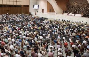 Imagen referencial. Audiencia papal en el Aula Pablo VI en 2021. Foto: Vatican Media 