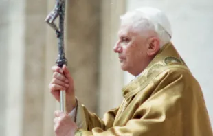 El Papa Benedicto XVI. Crédito: Vatican Media 