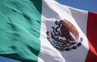 Bandera de México. Crédito: David Ramos / ACI Prensa. 