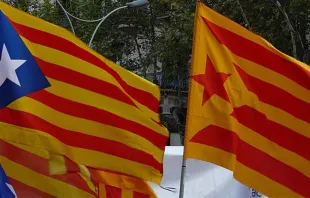 Bandera independentista catalana. Foto: Wikipedia.  