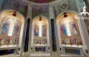 Capillas de los Misterios Gozosos en la Basílica del Santuario Nacional de la Inmaculada Concepción. Crédito: National Shrine 