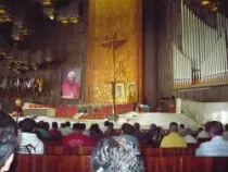 El interior de la Basílica de Guadalupe (foto ACI Prensa)