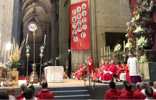 Beatificación 27 dominicos de la Guerra Civil española en la Catedral de Sevilla. Crédito: Almudena Martínez-Bordiú/ACI Prensa 