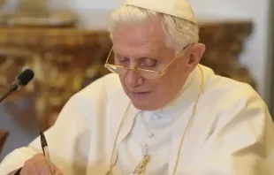Benedicto XVI. Crédito: Vatican Media. 