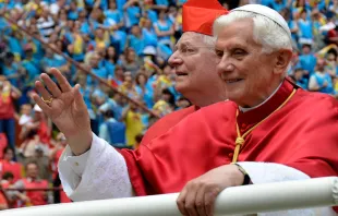 Foto : Benedicto XVI en Encuentro Mundial de las Familias 2012 / Credito : ACI Prensa 