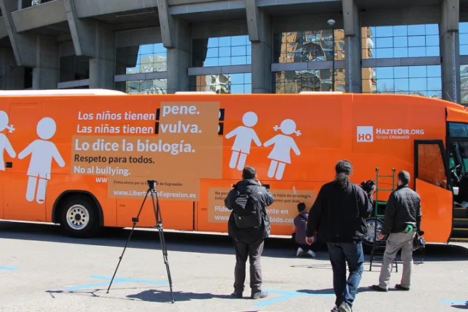 El “bus de la libertad” que denuncia ideología de género llegará a Barcelona
