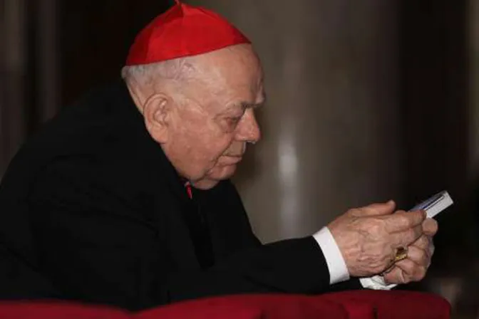 Fallece el Cardenal Sgreccia, referente en bioética