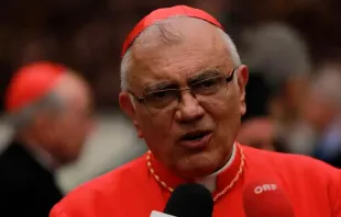 Cardenal Baltazar Porras Cardoso. Crédito: Daniel Ibáñez (ACI) 